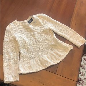2T Ralph Lauren ivory sweater.